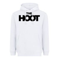 White The Hoot Heavyweight Hoodie - artisFamous