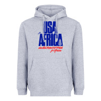 Heather Grey USA Heavyweight Hoodie - artisFamous