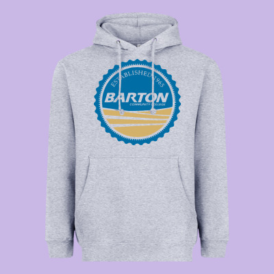 Barton Community College Heavyweight Hoodie Designed By Artisfamous