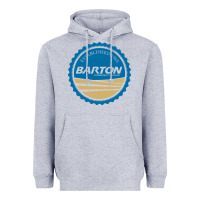 Heather Grey Barton Community College Heavyweight Hoodie - artisFamous