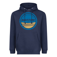 Navy Barton Community College Heavyweight Hoodie - artisFamous