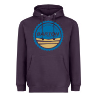 Plum Barton Community College Heavyweight Hoodie - artisFamous