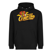 Black Pollo camp Resto Heavyweight Hoodie - artisFamous