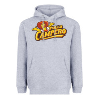 Heather Grey Pollo camp Resto Heavyweight Hoodie - artisFamous