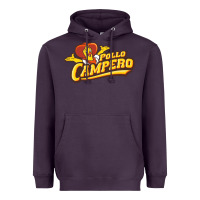 Plum Pollo camp Resto Heavyweight Hoodie - artisFamous