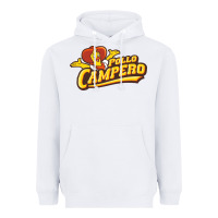 White Pollo camp Resto Heavyweight Hoodie - artisFamous