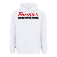 White Resto Portillo's Heavyweight Hoodie - artisFamous