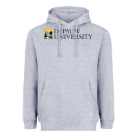 Heather Grey Depauw College Heavyweight Hoodie - artisFamous