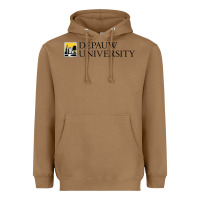 Toasted Coconut Depauw College Heavyweight Hoodie - artisFamous