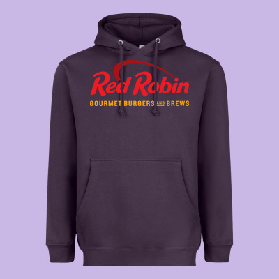 Resto Red Robin Heavyweight Hoodie Designed By Artisfamous
