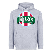 Heather Grey Rita's Italian Cafe Heavyweight Hoodie - artisFamous
