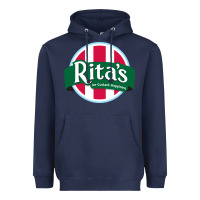 Navy Rita's Italian Cafe Heavyweight Hoodie - artisFamous