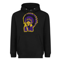 Black Haskell Indian Nations College Heavyweight Hoodie - artisFamous