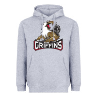 Heather Grey The Griffins, Grand Rapids Heavyweight Hoodie - artisFamous