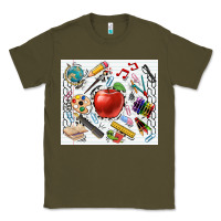 Army Green school elements tumbler Classic Tee - CowGirlArtShop