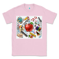 Bubblegum Pink school elements tumbler Classic Tee - CowGirlArtShop