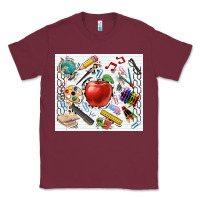 Burgundy school elements tumbler Classic Tee - CowGirlArtShop
