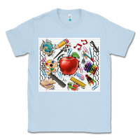 Dusty Blue school elements tumbler Classic Tee - CowGirlArtShop