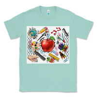 Seafoam school elements tumbler Classic Tee - CowGirlArtShop