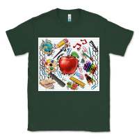 Sports Green school elements tumbler Classic Tee - CowGirlArtShop
