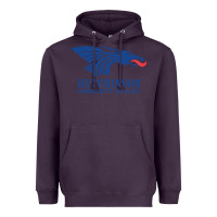 Plum Hutchinson Community College Heavyweight Hoodie - artisFamous