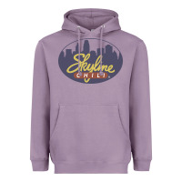 Lavender Skyline Chili Resto Heavyweight Hoodie - artisFamous
