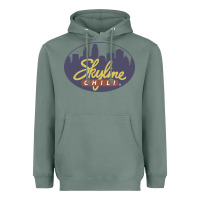 Sage Skyline Chili Resto Heavyweight Hoodie - artisFamous