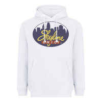 White Skyline Chili Resto Heavyweight Hoodie - artisFamous