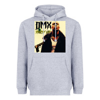 Heather Grey dmx Heavyweight Hoodie - artisFamous