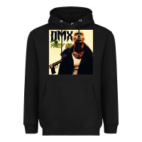 Black dmx Heavyweight Hoodie - artisFamous