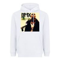 White dmx Heavyweight Hoodie - artisFamous
