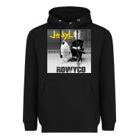 Black rowyco Heavyweight Hoodie - artisFamous