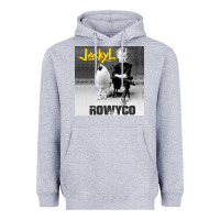 Heather Grey rowyco Heavyweight Hoodie - artisFamous