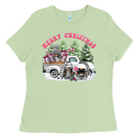 Matcha merry christmas gnomies Ladies Tee - FaDigitalArtStudio