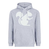 Heather Grey squirrel Heavyweight Hoodie - artisFamous