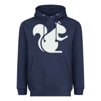 Navy squirrel Heavyweight Hoodie - artisFamous