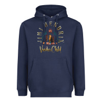 Navy jimi hendrix Heavyweight Hoodie - artisFamous
