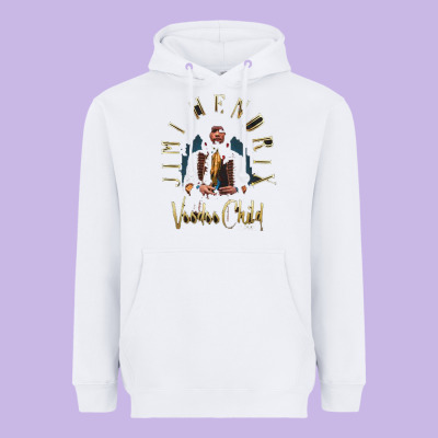 Jimi Hendrix Heavyweight Hoodie Designed By Artisfamous