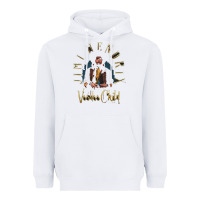 White jimi hendrix Heavyweight Hoodie - artisFamous