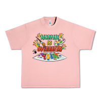 Salmon Normal Is Overrated Urban Heavy Tee - FaDigitalArtStudio