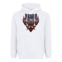 White linyrd skynyrd Heavyweight Hoodie - artisFamous
