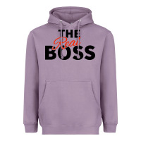 Lavender the real boss matching couple Heavyweight Hoodie - artisFamous