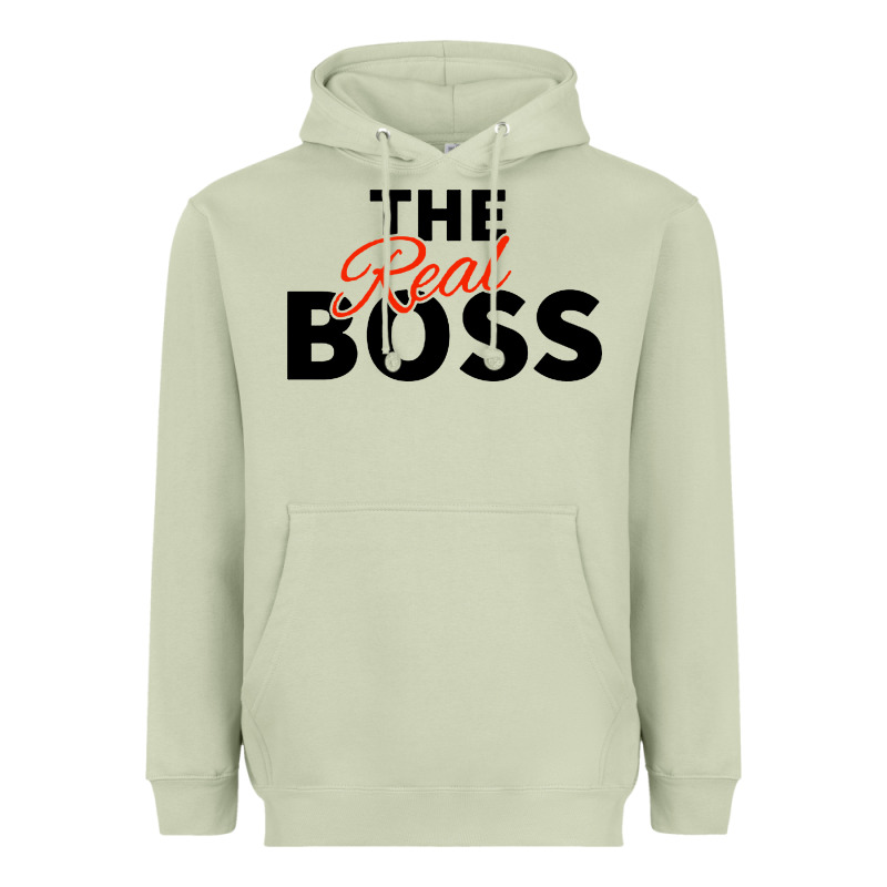 The Real Boss Matching Couple Heavyweight Hoodie by artisFamous | Teevron