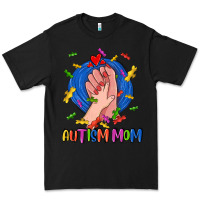 Black Autism Mom Premium Tee - CowGirlArtShop