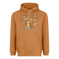Meerkat calvin and hobbes Heavyweight Hoodie - artisFamous