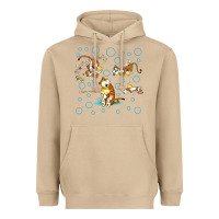 Mushroom calvin and hobbes Heavyweight Hoodie - artisFamous