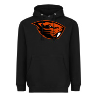 Black oregon merch tee Heavyweight Hoodie - artisFamous