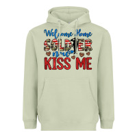 Matcha welcome home soldier now kiss me Heavyweight Hoodie - JahusDesignShop