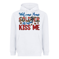 White welcome home soldier now kiss me Heavyweight Hoodie - JahusDesignShop