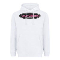 White Resto Taco Cabana Heavyweight Hoodie - artisFamous
